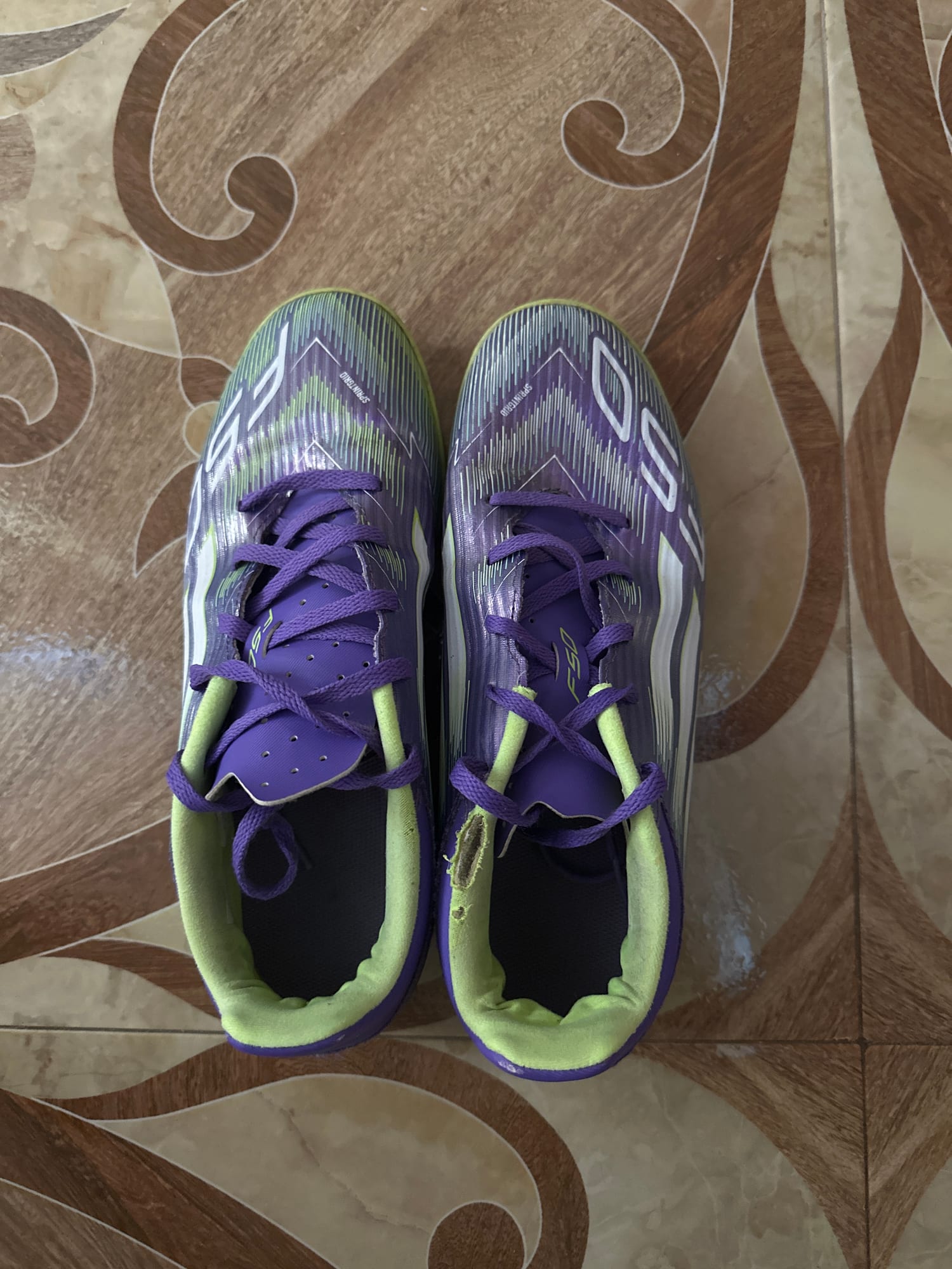 Adidas F50 purple 40 номер